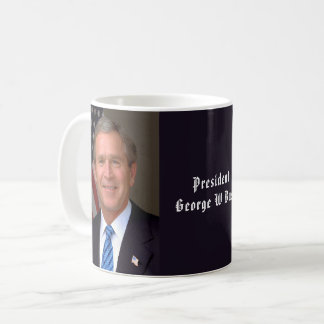 Taza De Café Retrato Oficial del Presidente George W Bush