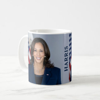 Taza De Café Retrato oficial del vicepresidente Kamala Harris