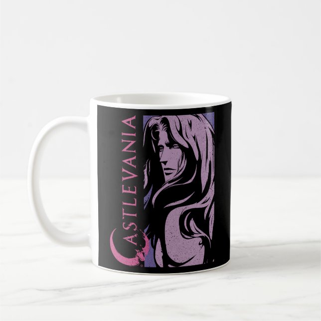 Taza De Café Retrato oscuro de Castlevania Alucard (Izquierda)