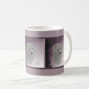 Taza De Café Retrato Samoyed; Clásico de café Mug 
