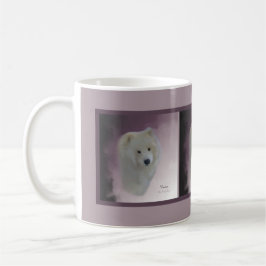 Taza De Café Retrato Samoyed; Clásico de café Mug
