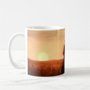 Taza De Café Retrato vintage de vaquero occidental