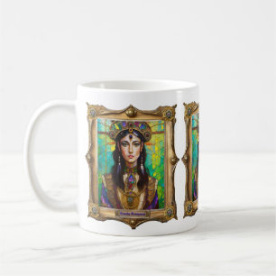 Taza De Café Retratos reales del Mardi Gras - La Princesa Creol