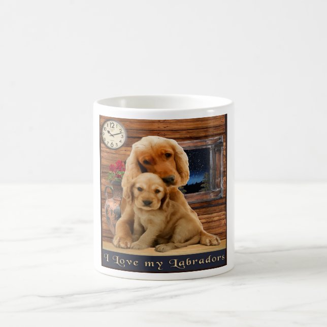 Taza De Café Retriever de Labrador (Centro)