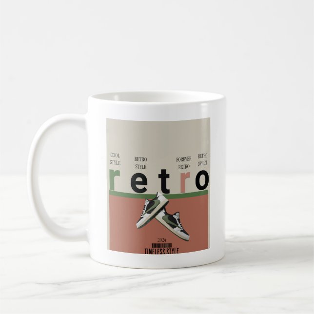 Taza De Café Retro (Izquierda)