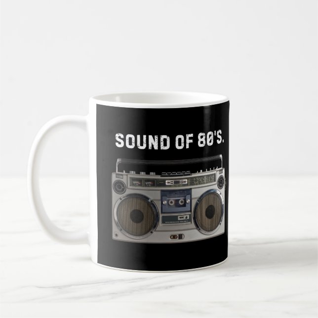Taza De Café Retro 80s Music Mug (Izquierda)