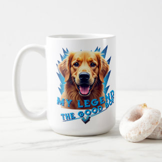 Taza De Café Retro 90s Golden Retriever Mascot Custom Gifts