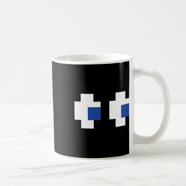 Taza De Café Retro Arcade Gaming Halloween Ghost Partner Group (Derecha)