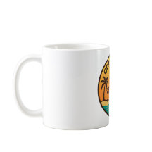 Taza de café Retro Atardecer Got To Live - Camping