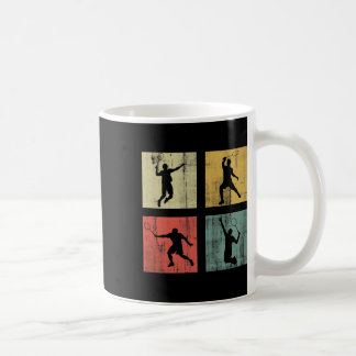 Taza De Café Retro Badminton