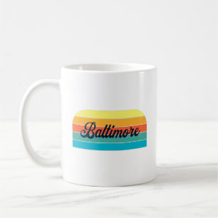 Taza De Café Retro Baltimore Coffee Mug