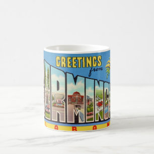 Taza De Café Retro Birmingham AL Greeting Mug
