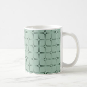 Taza De Café Retro Bliss Mug, Sage