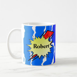 Taza De Café Retro bubble color comic