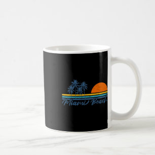 Taza De Café Retro Camisetas Miami Beach Florida Mujeres Hombre