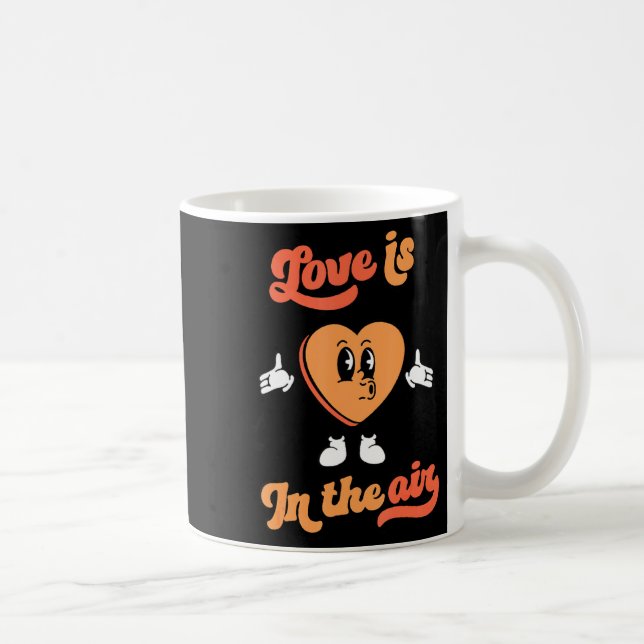 Taza De Café Retro Candy Valentines Day Heart Hipe Music Lov  (Derecha)