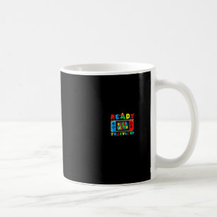 Taza De Café Retro Ck Regreso A La Escuela Kindergarten Listo P