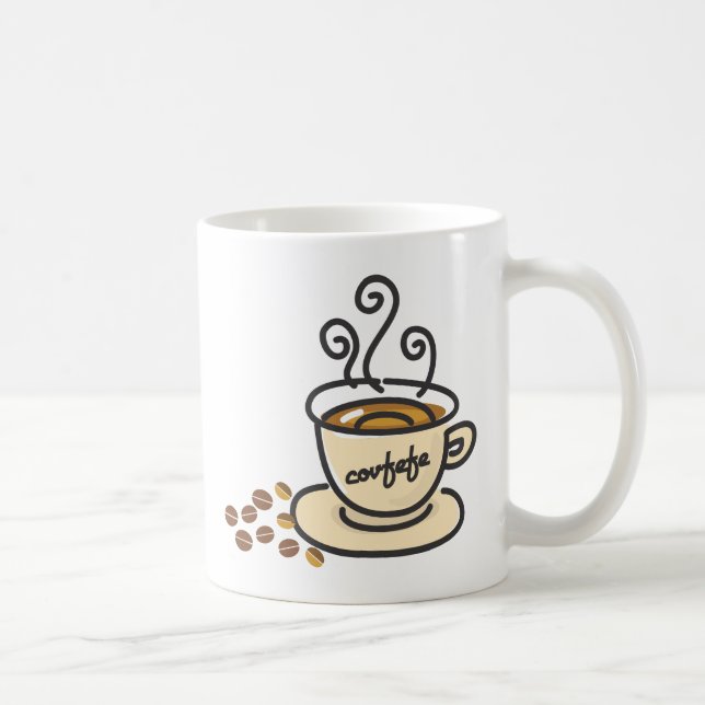 Taza De Café Retro Covfefe (Derecha)