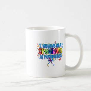 Taza De Café Retro Creo En Un Espectro De Posibilidades Aut