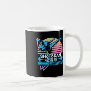 Taza De Café Retro de artes marciales japonesas de Shotokan Kar
