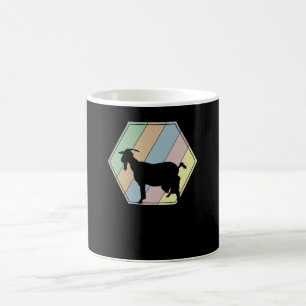 Taza De Café Retro de Cabra
