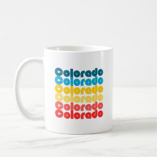 Taza De Café Retro de Colorado