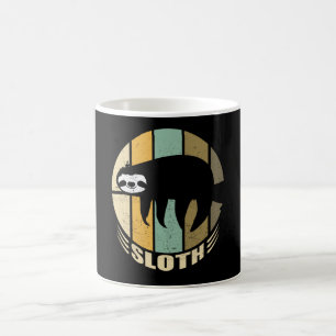Taza De Café Retro de eslogan Regalo gracioso de Sloth