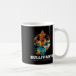 Taza De Café Retro de surf en tabla de surf de Sullivan's South