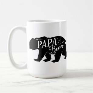 Taza De Café Retro divertido del oso de la novedad de la papá