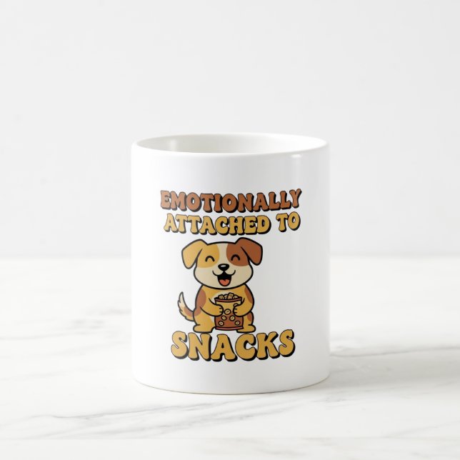 Taza De Café Retro Dog Snack Devotion White Mug (Centro)