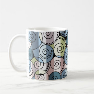 Taza De Café Retro, espiral