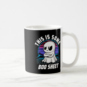 Taza De Café Retro Esta Es Una Hoja De Bote De Fantasma Hallowe