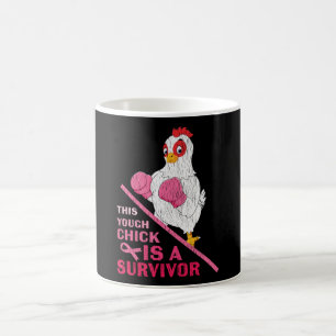 Taza De Café Retro Este Chick Superviviente de Conciencia sobre