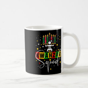 Taza De Café Retro Feliz Kwanza Navidades African American Cand