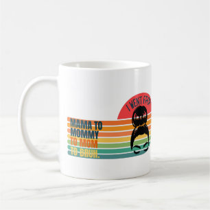 Taza De Café Retro fui de mamá a mamá a mamá a bruh