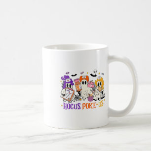 Taza De Café Retro Funny Hocus Poke-us Spookse Nurse Halloween 