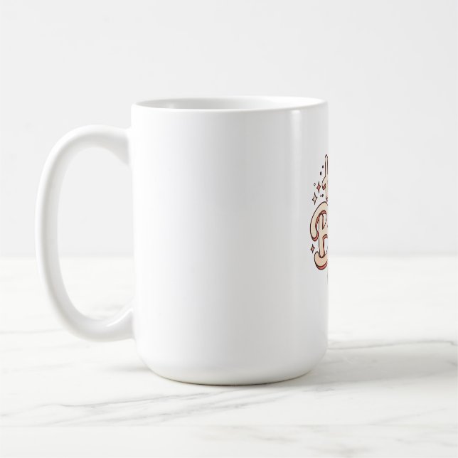 Taza De Café Retro Ghost "¡Hey Boo!" (Izquierda)