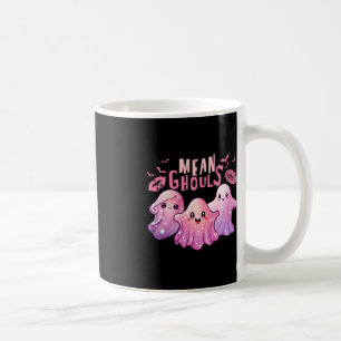Taza De Café Retro Ghost Mean Ghouls Fun Halloween Spookly Seas