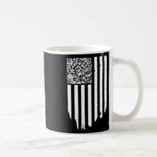 Taza De Café Retro Gracioso Qr Trump Dancing Dance Code
