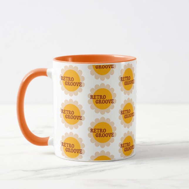 Taza de café Retro Groove (Izquierda)
