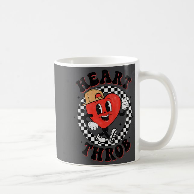 Taza De Café Retro Groovy Heart Throb Valentines Day Toddlers B (Derecha)