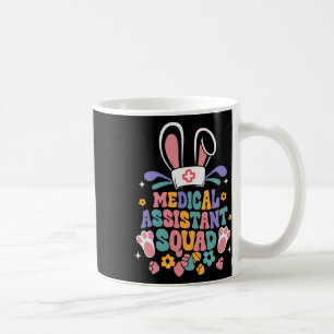 Taza De Café Retro Groovy Medical Istant Squad Bunny Ear Flower