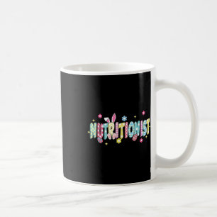 Taza De Café Retro Groovy Nutricionista Bunny Ear Funny Easter