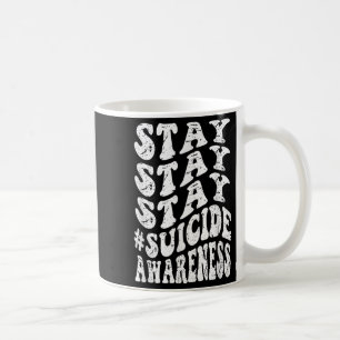 Taza De Café Retro Groovy Quédate Quédate Quédate Conciencia de