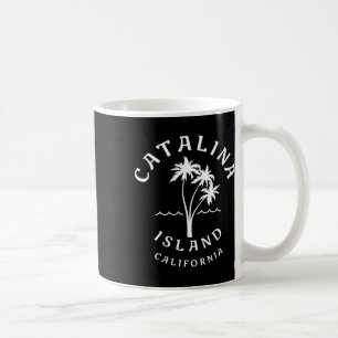 Taza De Café Retro Guay Catalina Island Palm Tree Mens Mujeres 