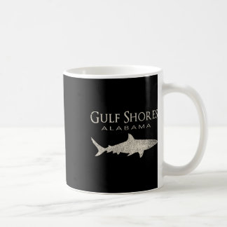 Taza De Café Retro Gulf Shores Al Shark
