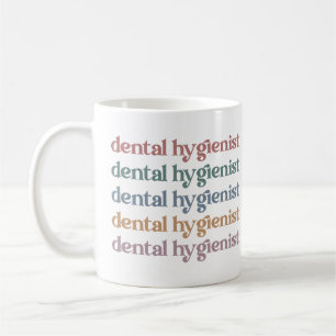 Taza De Café Retro higiénico dental   RDH Dentist Dental gifts