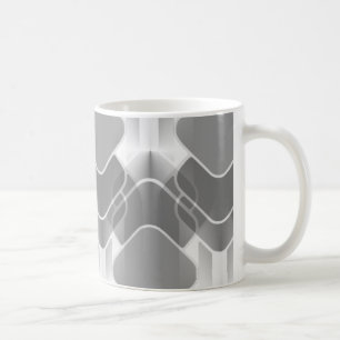 Taza De Café Retro Hipster Mug, Gris
