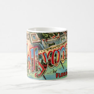 Taza De Café Retro Hollywood Florida
