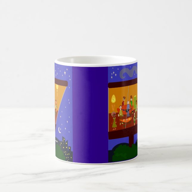 Taza De Café Retro House Fiesta Fun Jet Set Art Design (Centro)